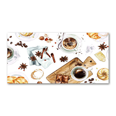 Morning Coffee - Wrapped Canvas Print