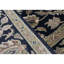 Tapis noir et noir de haute qualité noué à la main