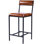 Lazarus Leather & Metal Bar & Counter Stool
