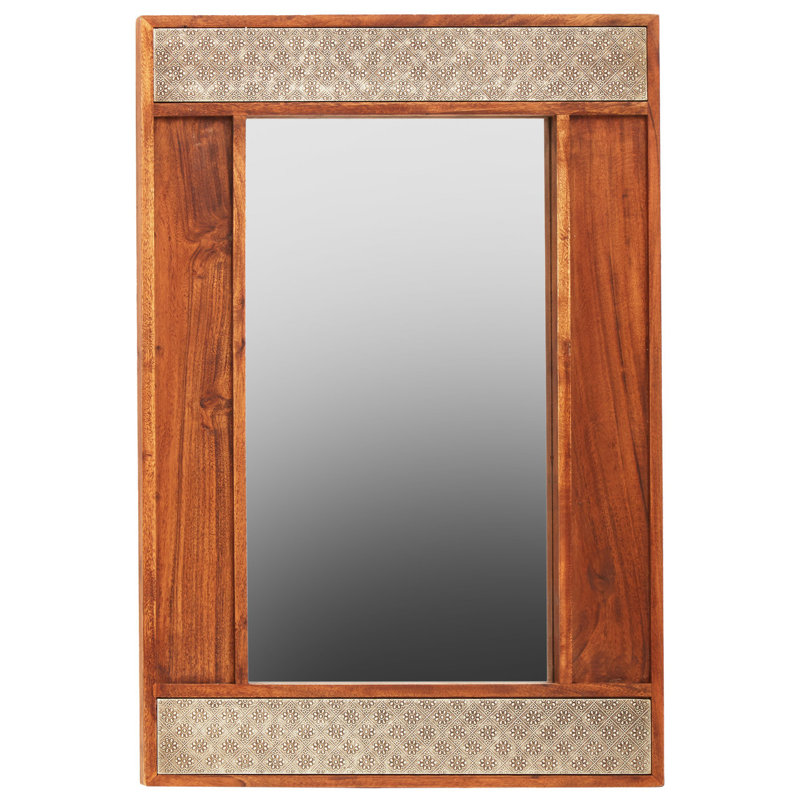 Vibe Solid Wood Flat Wall Mirror