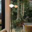 Poise Adjustable Floor Lamp In Graphite with Oval bulb