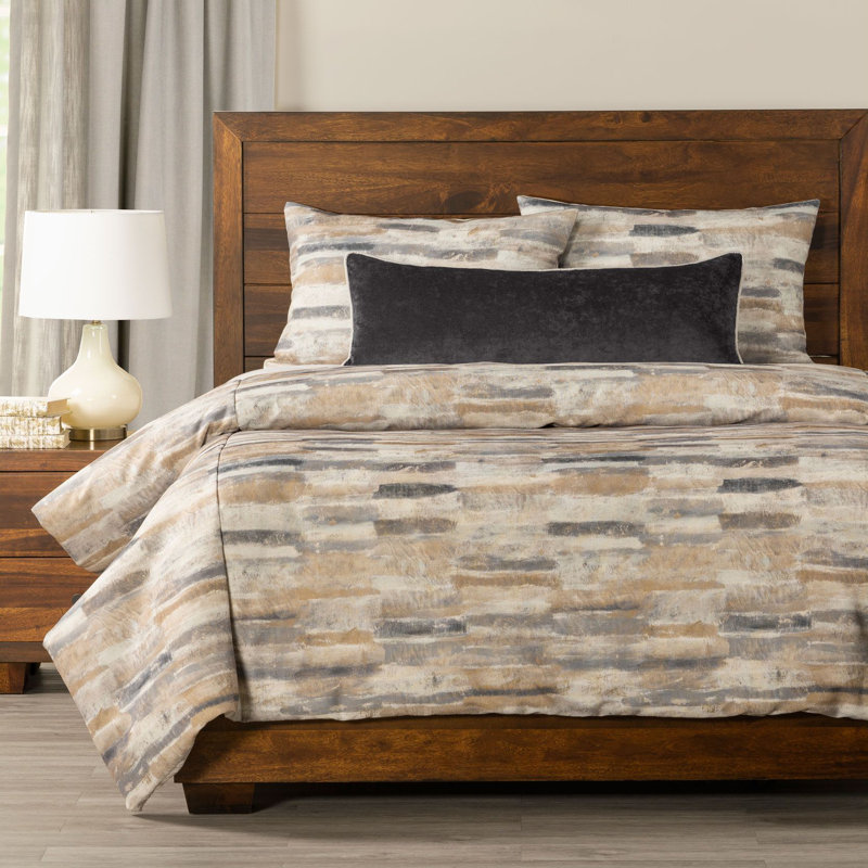 Sedona Abstract Print Duvet Cover & Insert Set, King Duvet Cover + 2 King Shams