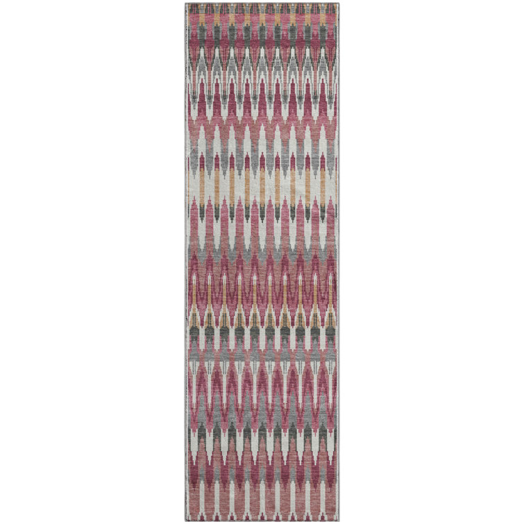 Premium Machine Washable Prisco Mauve Rug