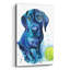 Art mural en verre Latitude Run «Ball Is Life Black Lab Puppy» par Lindsay Kivi-441234024