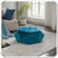 Repose-pieds capitonné Velvet Polygon Diamond-1029985325