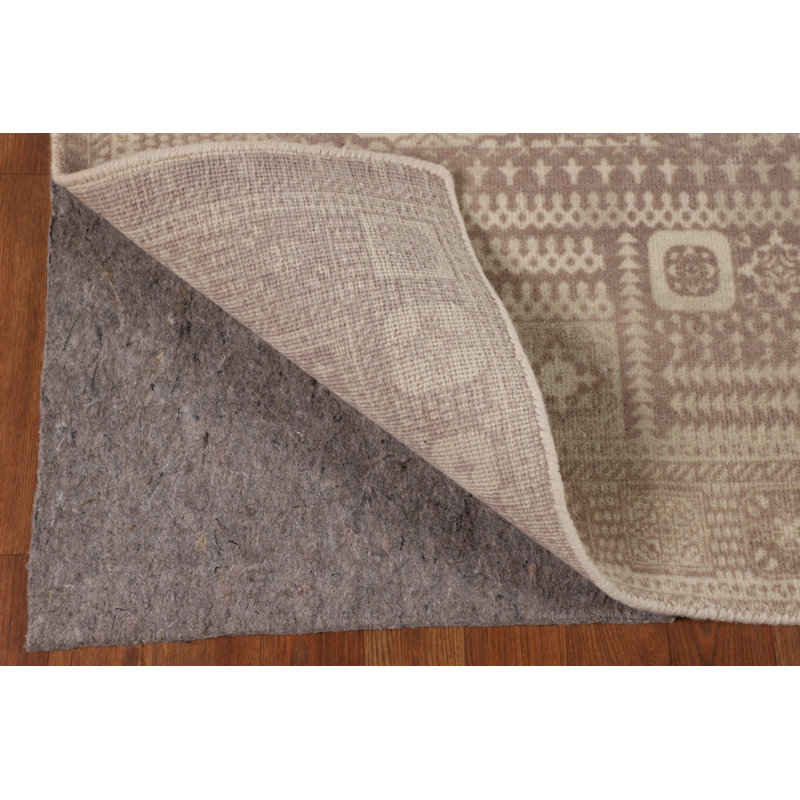 Tapis oriental géométrique en laine fait à la main 5 x 8 po