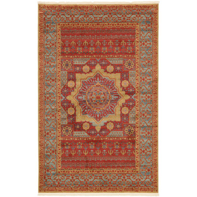 Tapis oriental rouge Ophelia