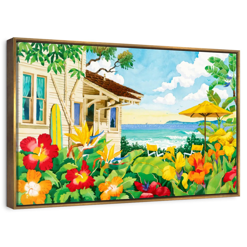 The Good Life, Cadre flottant doré, 31 po x 21 po