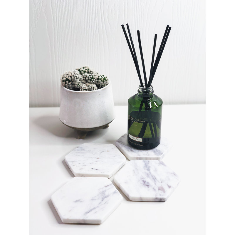 Marble Hexagon Coaster