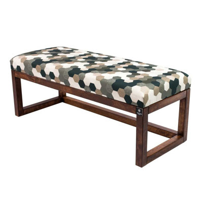 Velvet Upholstered Bench