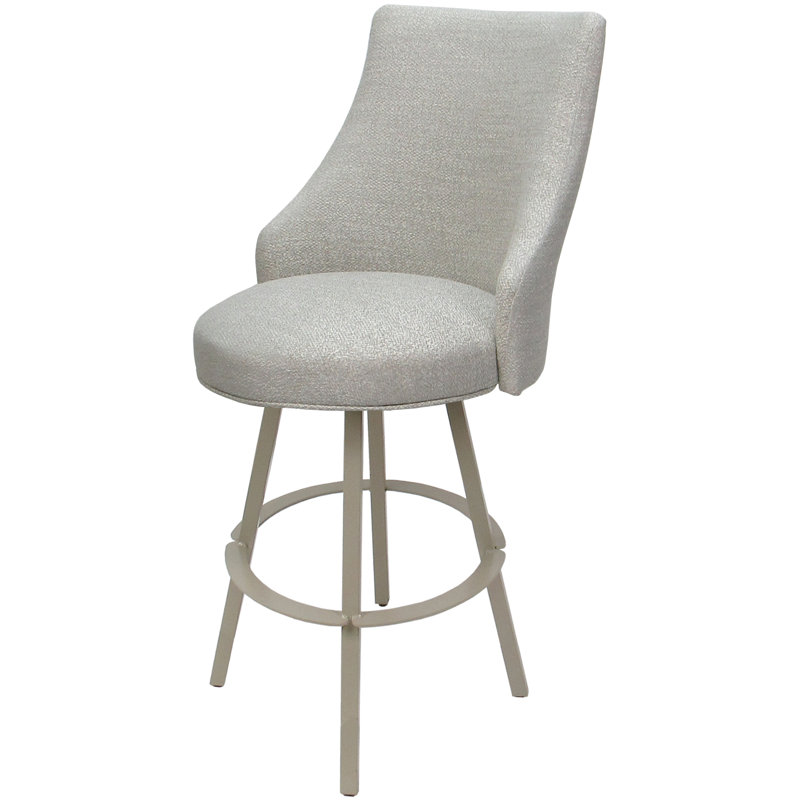 Tabouret de comptoir pivotant en métal de style européen, Très haute (assise de 34 po de hauteur)