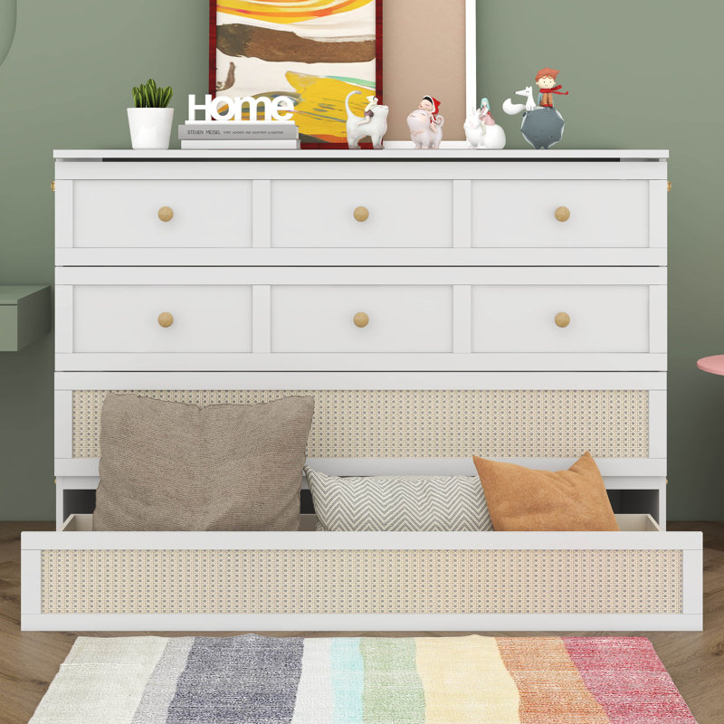 Lit escamotable Taylorsville, Blanc, Queen