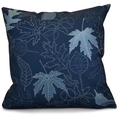 Flipping For Fall Floral Reversible Throw Pillow