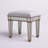 Bardwell Mirrored Upholstered Vanity Stool-482055499