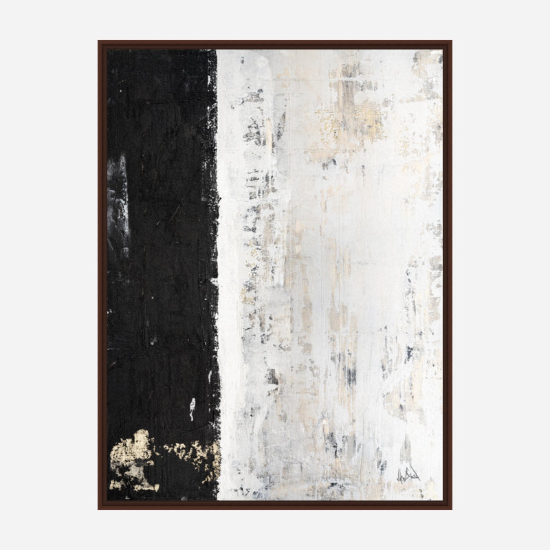 Highway - Artist Enhanced Canvas Print, 24" H x 20" W x 1.75" D, Brown Framed Canvas