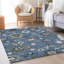 Tapis bleu intérieur / extérieur Lummus-1149648481