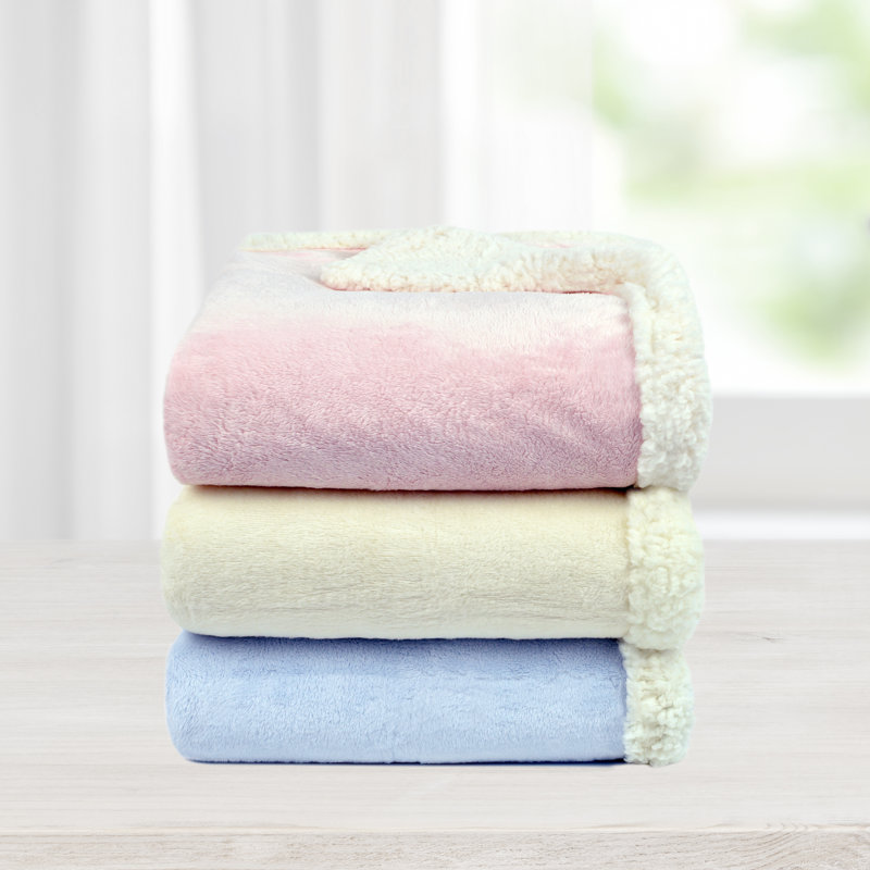 Couverture pour bébé en polyester Dilworth, Rose