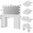 Greyden Vanity With 11 Drawers & Lighting Bulbs, Storage Stool & 10X Magnifying Mirror-1265963412