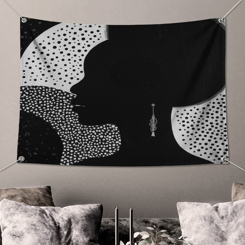 Tapisserie murale Silhouette, H 50 po x l 60 po avec 4 œillets