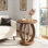 Pedestal End Table