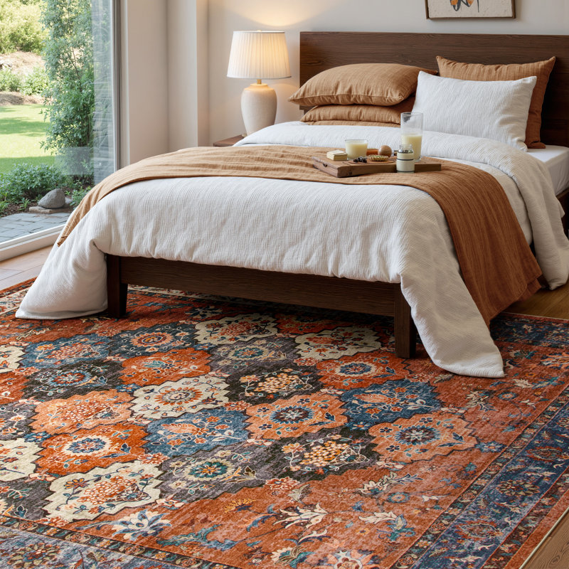 Tapis moelleux antidérapant Violia, Rectangulaire 8 pi x 10 pi
