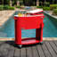 Chariot de terrasse de patio ovale de 80 pintes Permasteel-59111612