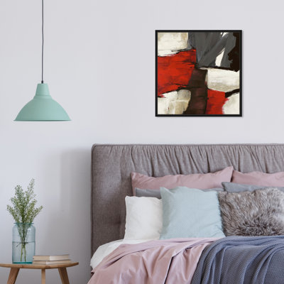 Abstrait Sai - Rubrum - impression sur toile tendue