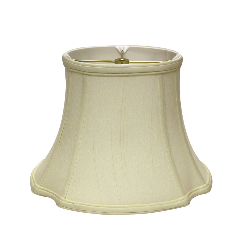 Abat-jour cloche en soie 12,5 "(araignée), Oeuf, H 11 po x l 17 po x P 17 po