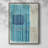 Blue Blue Horizon I Framed Print - Solid Wood-408563381