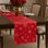 Chemin de table Red Holiday