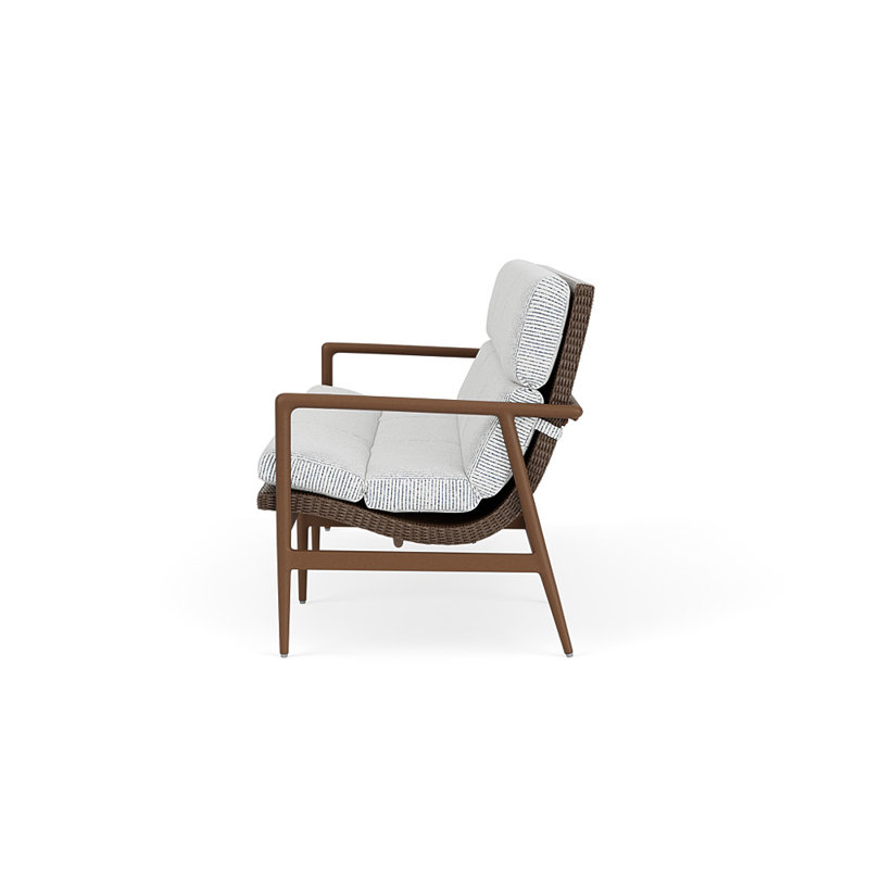 Cascade Outdoor 3 - Seat Patio Sofa, Burson Indigo, Bark