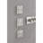 Wall Mounted Waterfall Rain Shower System With 3 Body Sprays & Handheld Shower-129759490