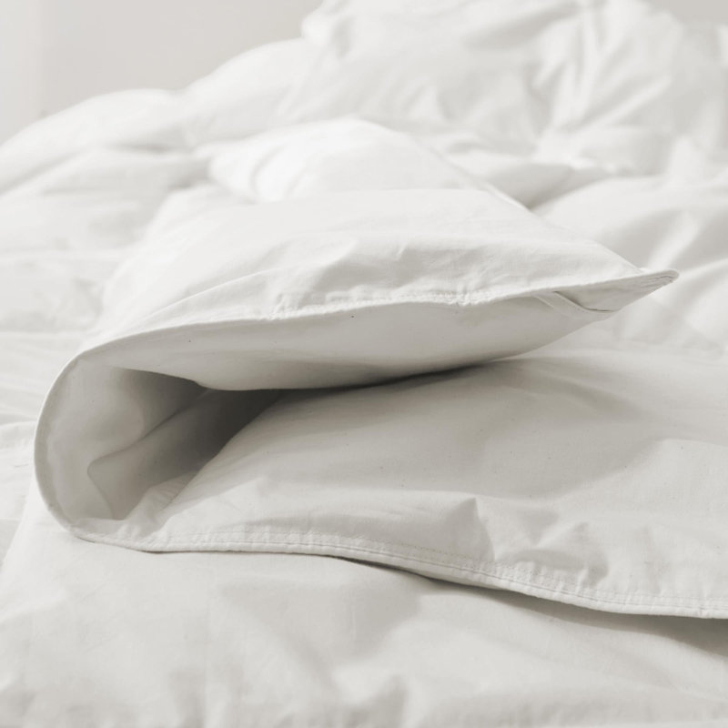 Fill Power All Season, Twin Down Comforter, White