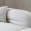 Causeuse-coussin modulaire blanche