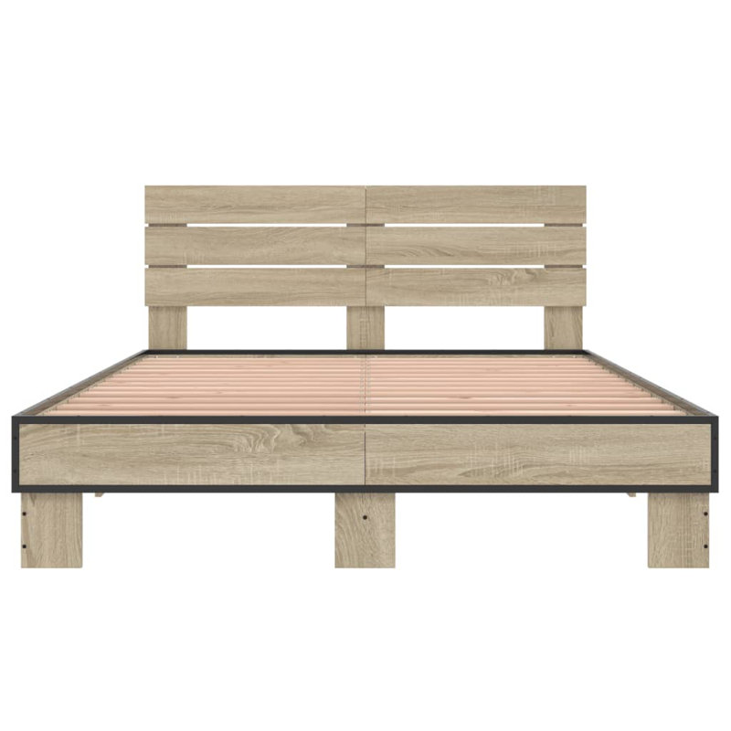 Diodorus Bed, European Double (140 x 200cm), Sonoma Oak