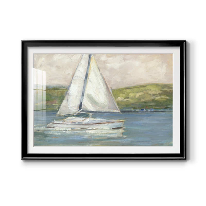 Off the Coast I - reproduction de cadre photo, L 42,5 po x H 30,5 po, Noir
