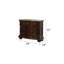 Kingston Estate 3-Drawer Nightstand - Walnut