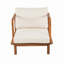 Fauteuil club en acacia avec coussin Canape