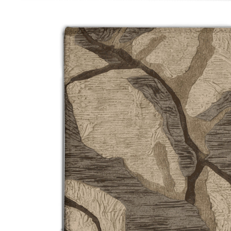 Nature Gray Indoor and Outdoor Area Rug, Rectangle 2' x 3'