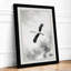 Crane in Mist Japandi - Framed Print-2026711892-2026711894