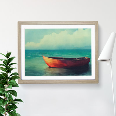 Watercolour Boat Vol.1 - Single Picture Frame Painting