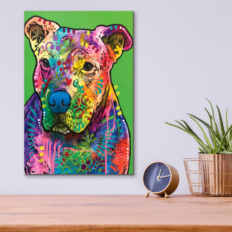 «Blue Nose Pitbull» par Dean Russo, H 16 po x l 12 po