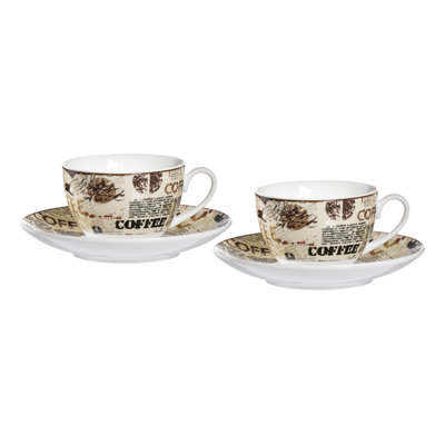 Cappuccino-Set 4-teilig 220 ml Crema