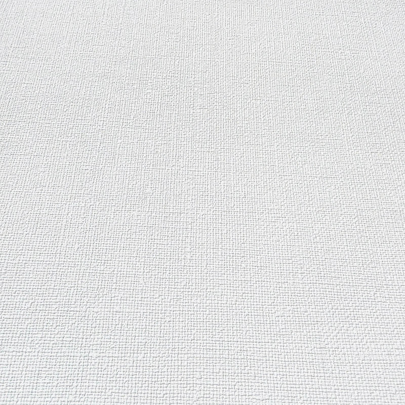 Rouleaux de papier peint uni texturé blanc