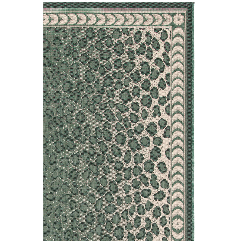 Tapis d'intérieur / extérieur à imprimé animal Emeral Performance, Rectangle 5 pi 3 po x 7 pi 7 po
