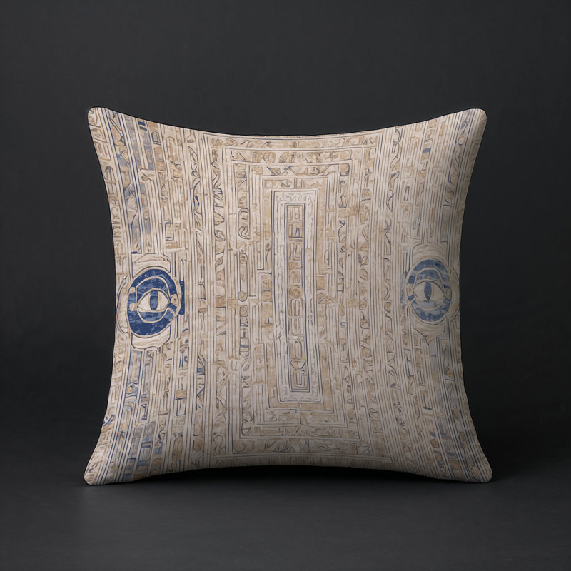 Coussin décoratif intérieur et extérieur Modern, Gris abstrait 86, Carré 16 po