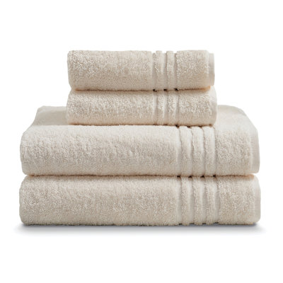Ensemble de 4 serviettes en coton pour le corps et la main