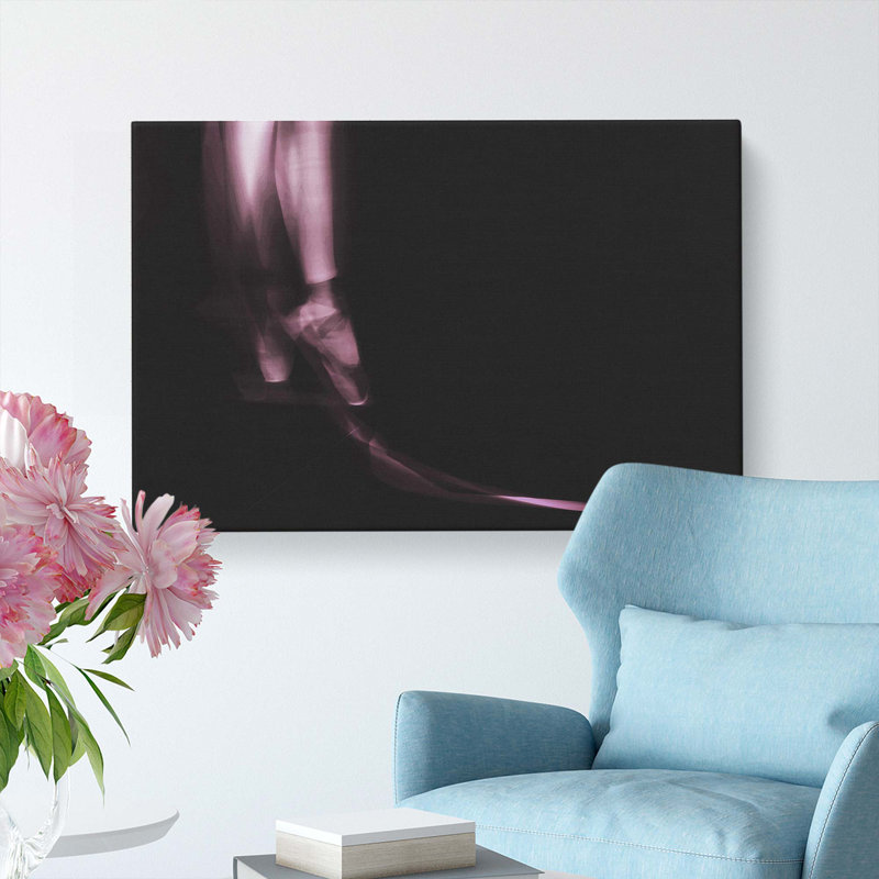 Ballerina in Abstract - Wrapped Canvas, 40cm H x 60cm W x 3cm D