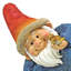 Statue gnome de bienvenue Gideon