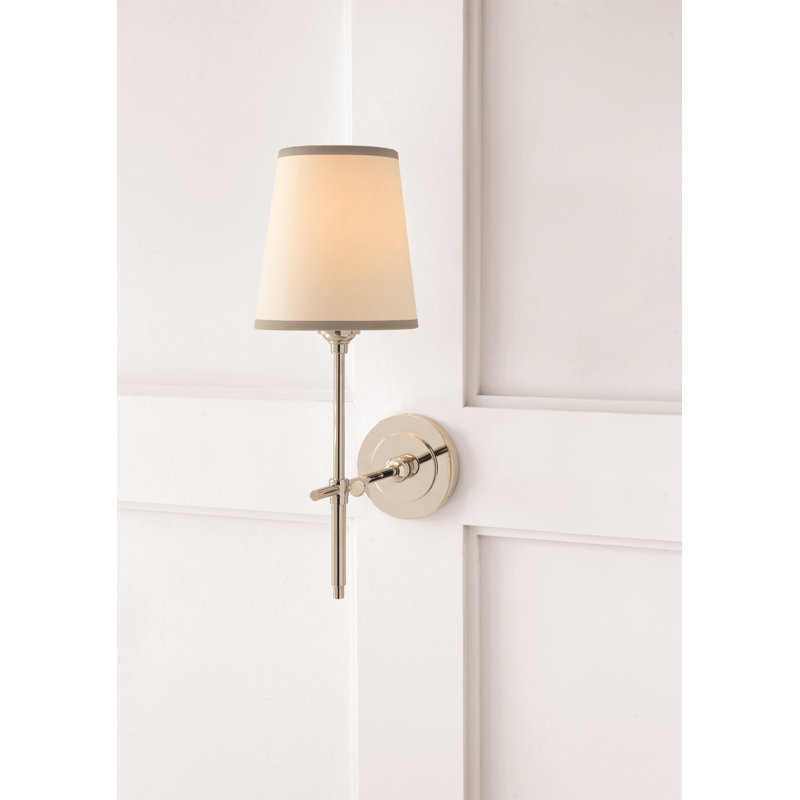 Thomas O'Brien Bryant Sconce, Polished Nickel